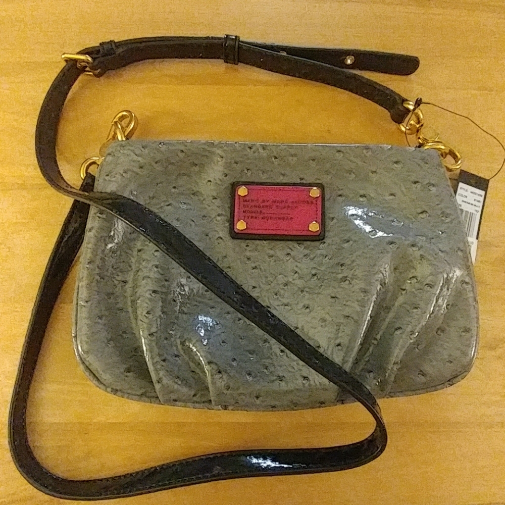 NWT Marc Jacobs small crossbody grey bag